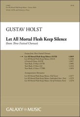 Let All Mortal Flesh Keep Silence SATB choral sheet music cover